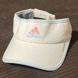 Adidas Women's White and Cream Hat